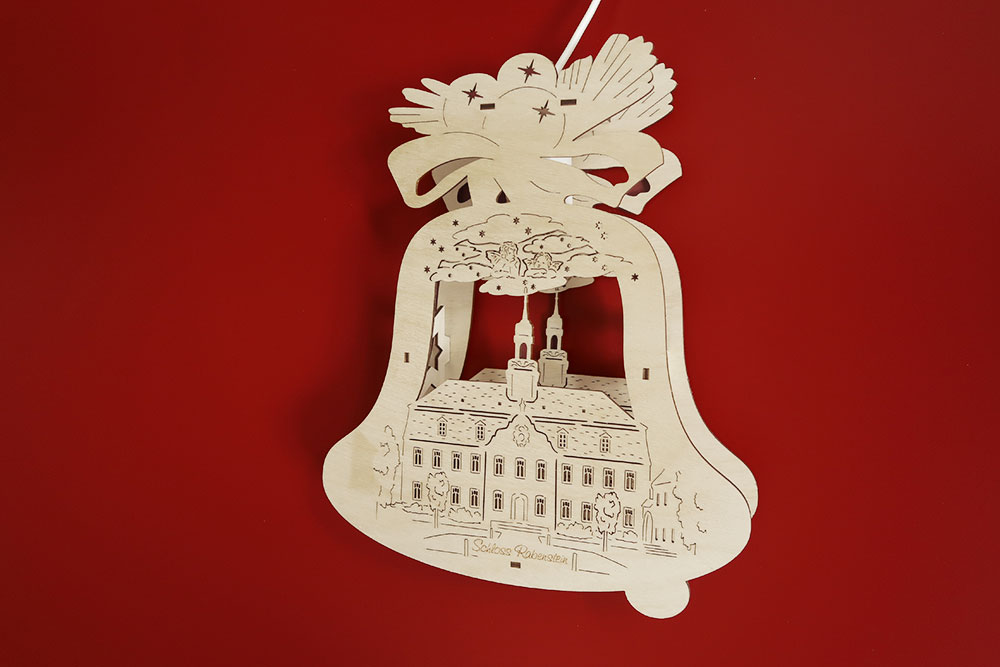 Fensterbild  beleuchtet Chemnitz<br />Schloss Rabenstein