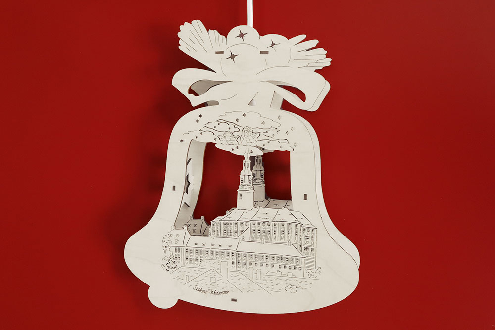 Fensterbild beleuchtet<br />Schloss Weesenstein