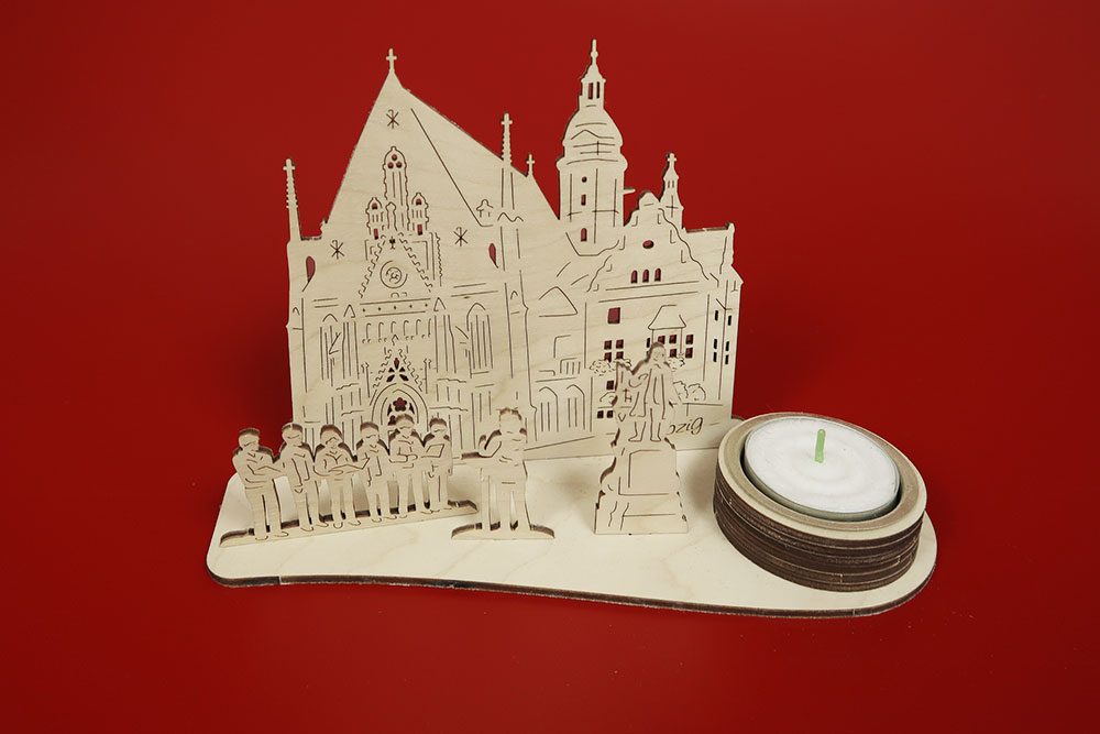 Teelichthalter Leipzig<br />Thomaskirche