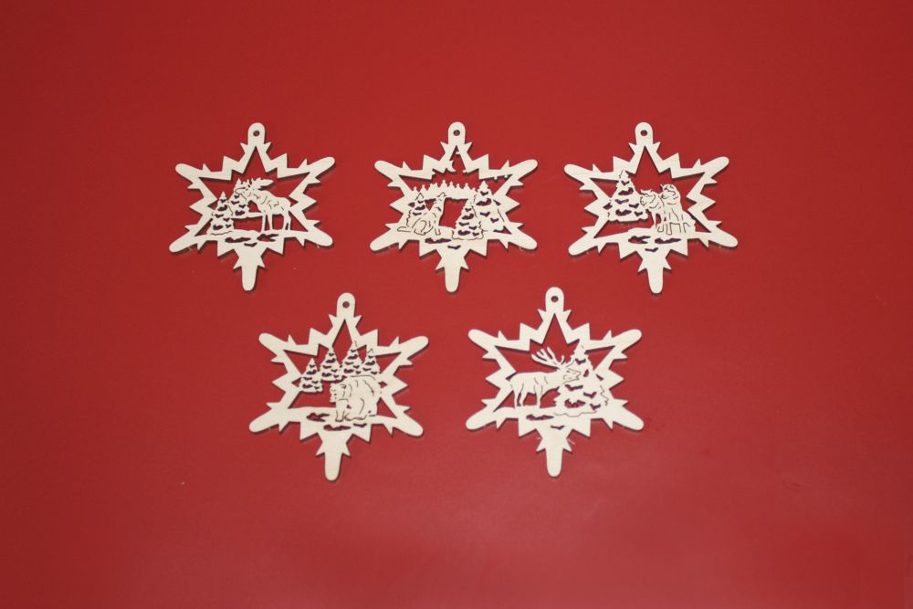 Baumschmuck Skandinaviens Tierwelt