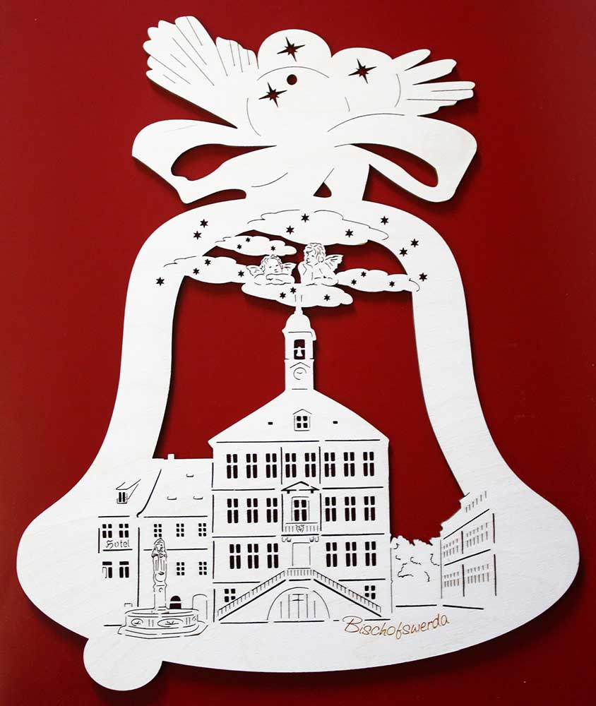 einfaches Fensterbild Bischofswerda Rathaus
