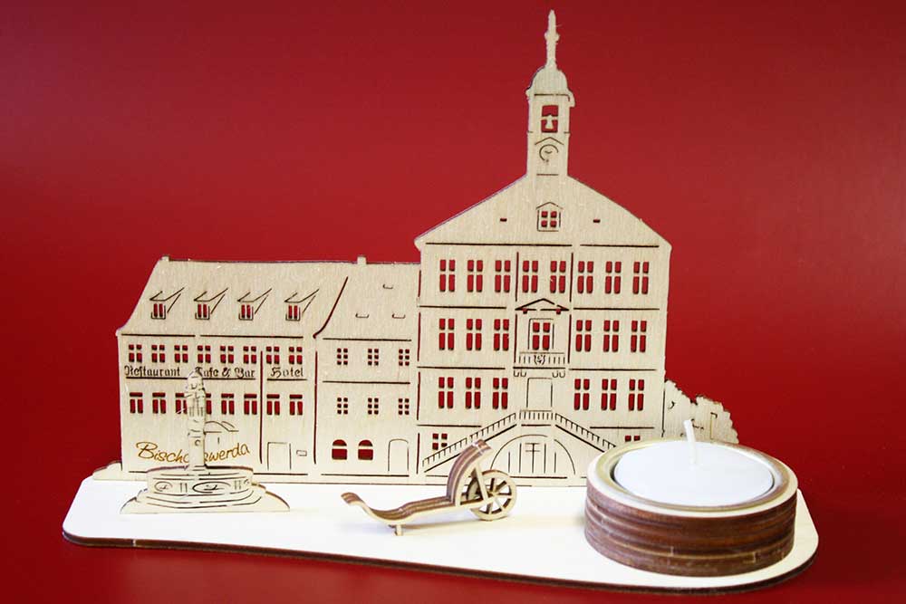 Teelichthalter Bischofswerda Rathaus