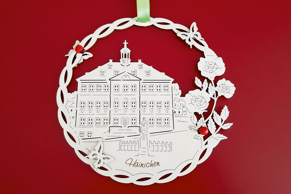 Hainichen Fensterbild ganzjährig