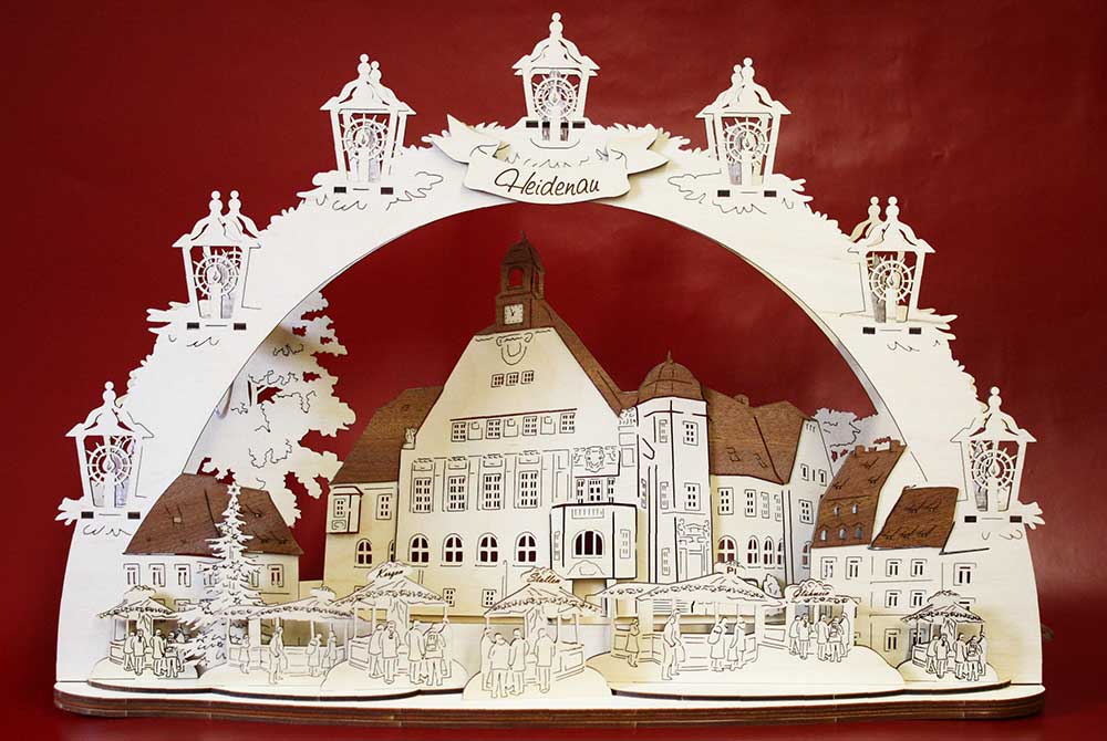 Schwibbogen Heidenau Rathaus