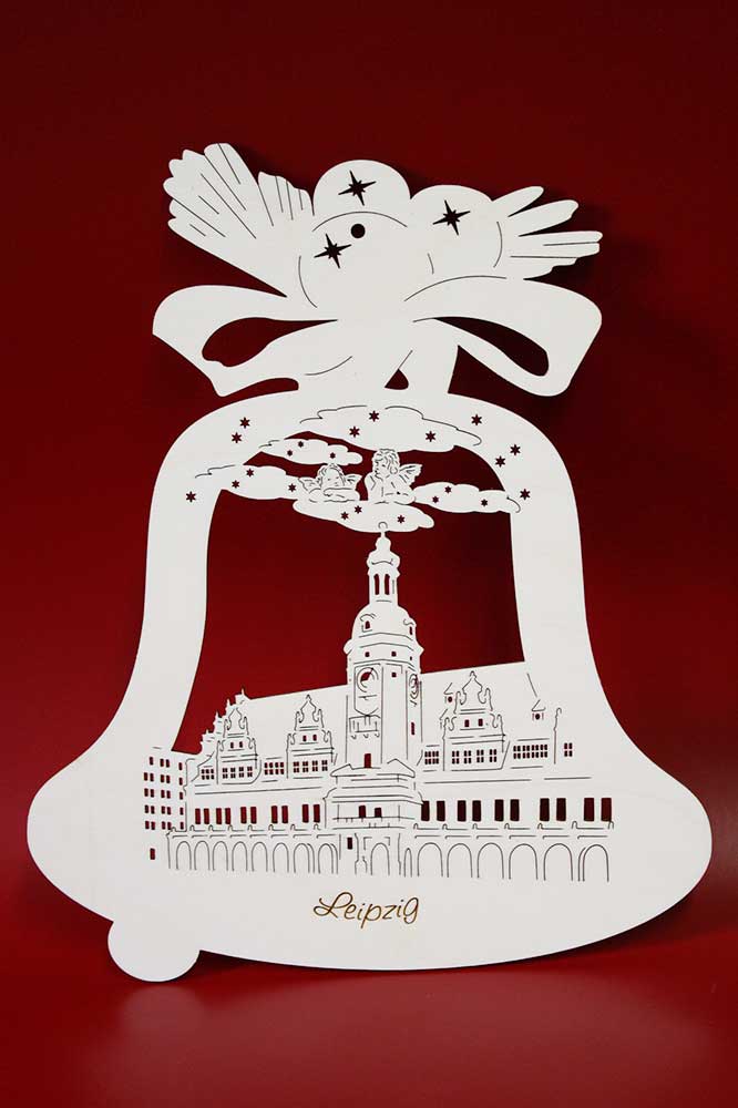 Fensterbild Leipzig Rathaus