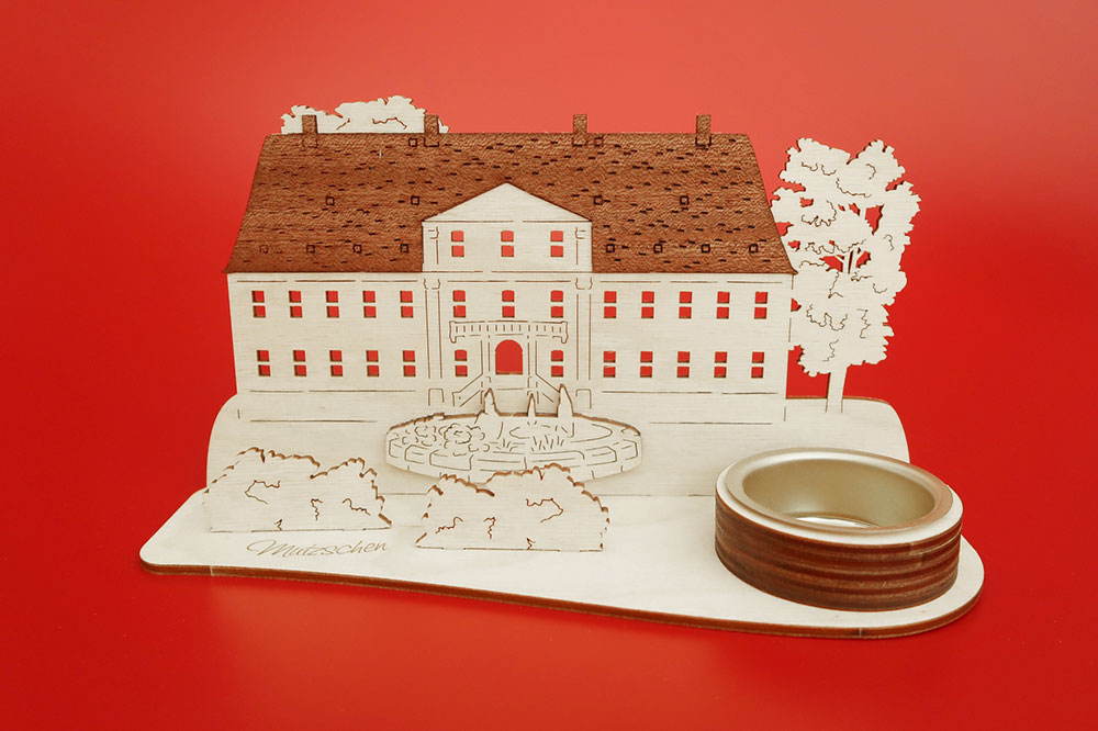 Teelichthalter Mutzschen Schloss