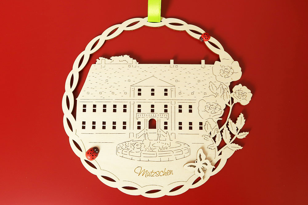 Fensterbild ganzjährig Mutzschen Schloss