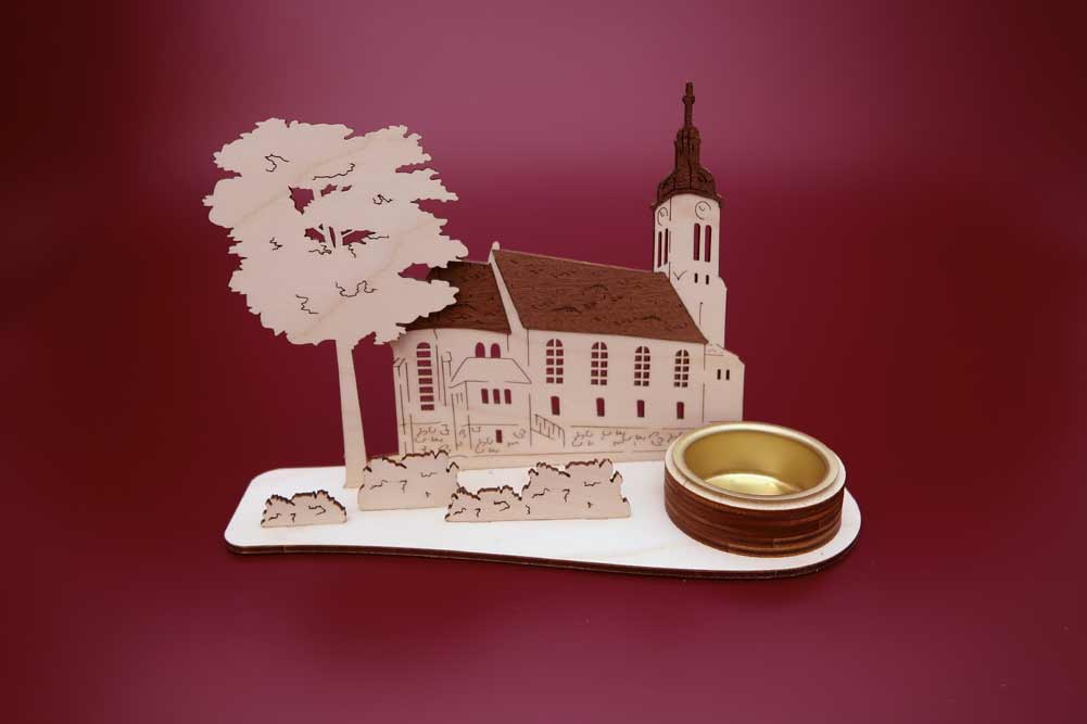 Teelichthalter Freital Pesterwitz Kirche