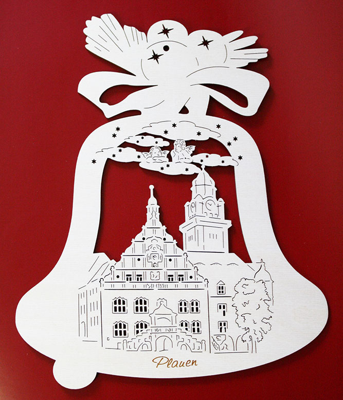 Fensterbild Plauen Rathaus