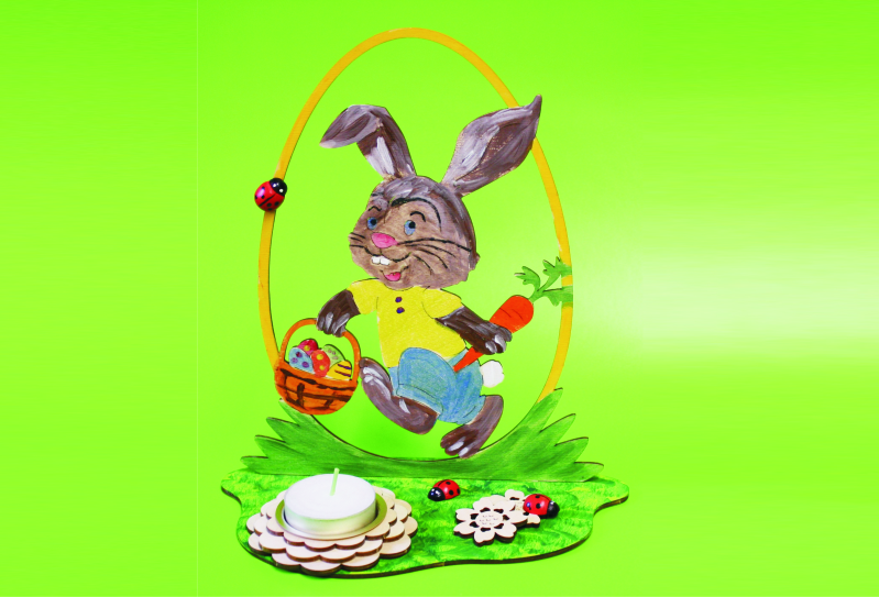 Teelichthalter Hase