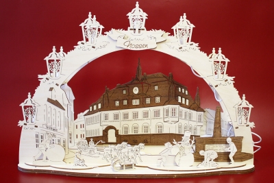 Nossen Rathaus Schwibbogen